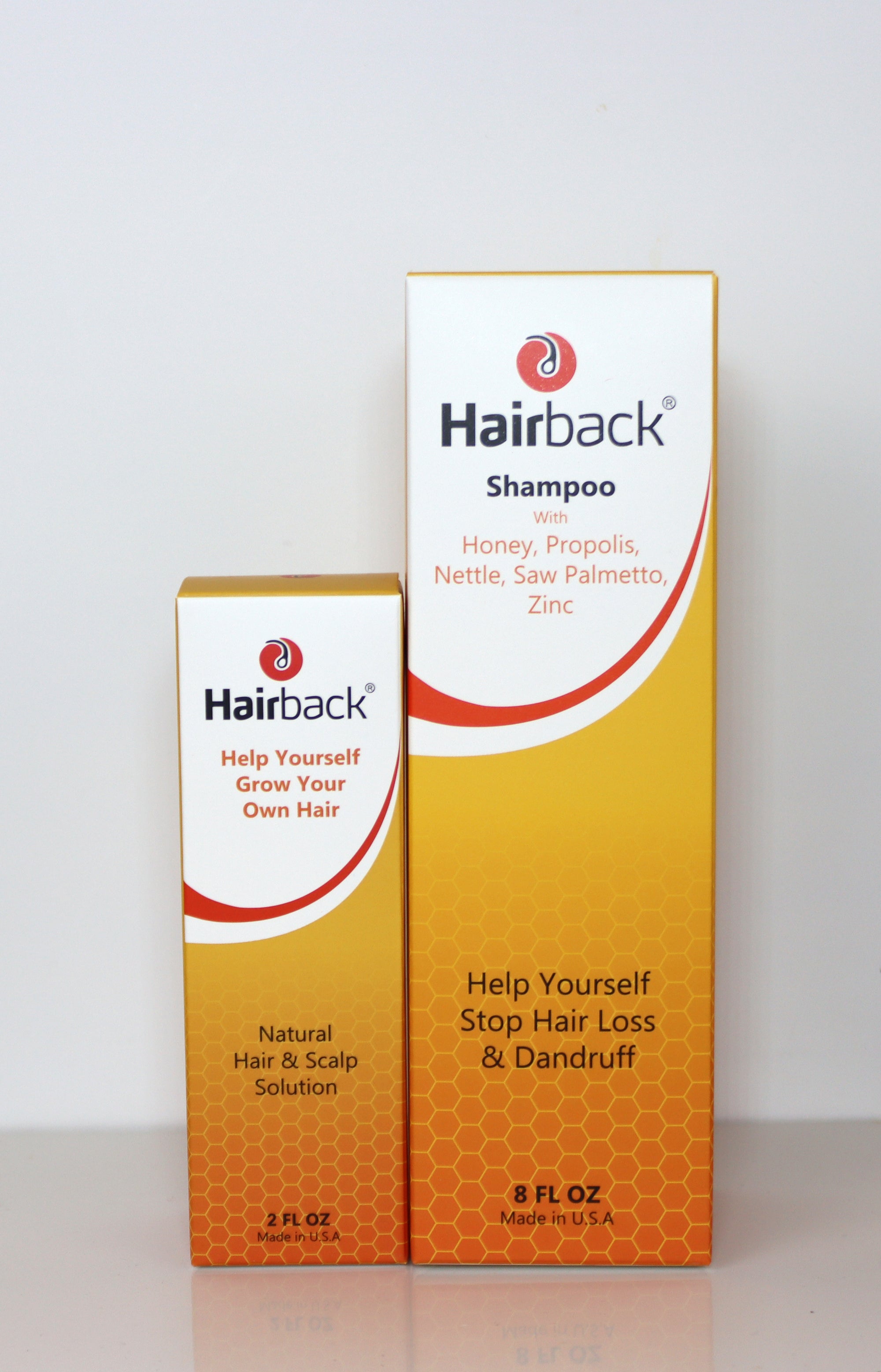 Hair Care Kit  (Hairback 2oz & Hairback Shampoo 8oz)