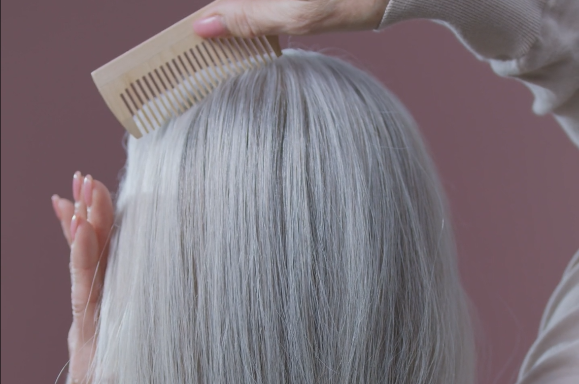 Naturally combat postmenopausal hair loss