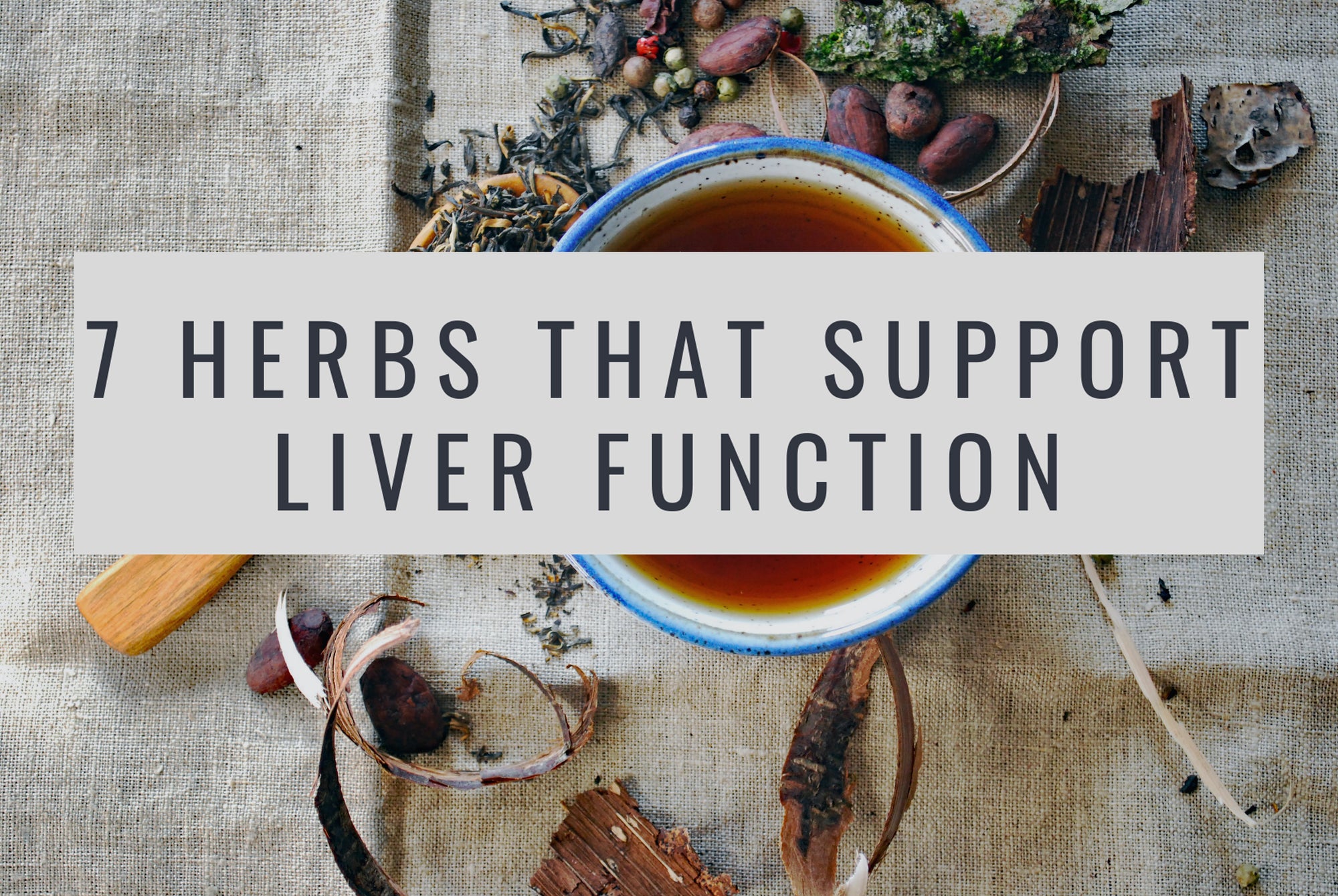 7 HERBS THAT SUPPORT LIVER FUNCTION