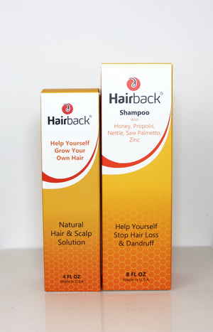 Hair Care Kit  (Hairback 4oz & Hairback Shampoo 8oz)